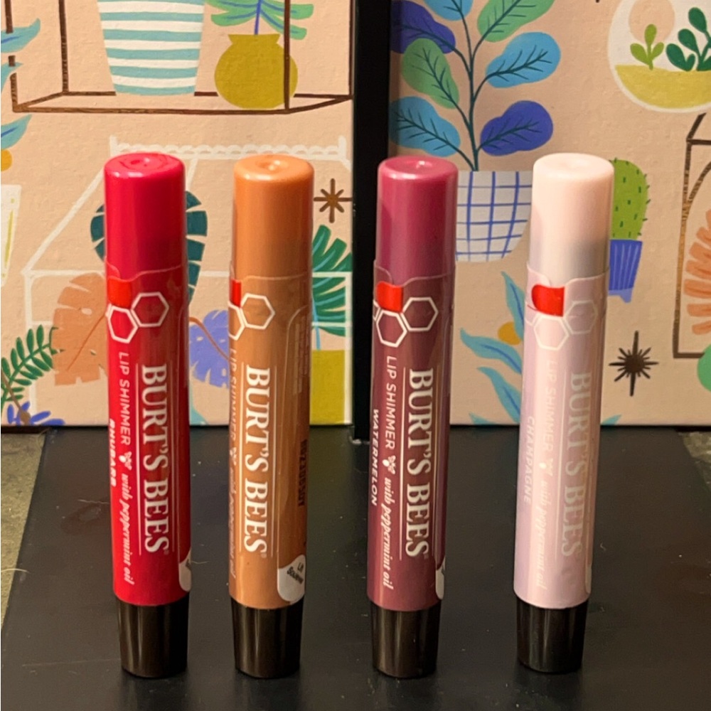 4pk Burt’s Bees Lip Shimmer